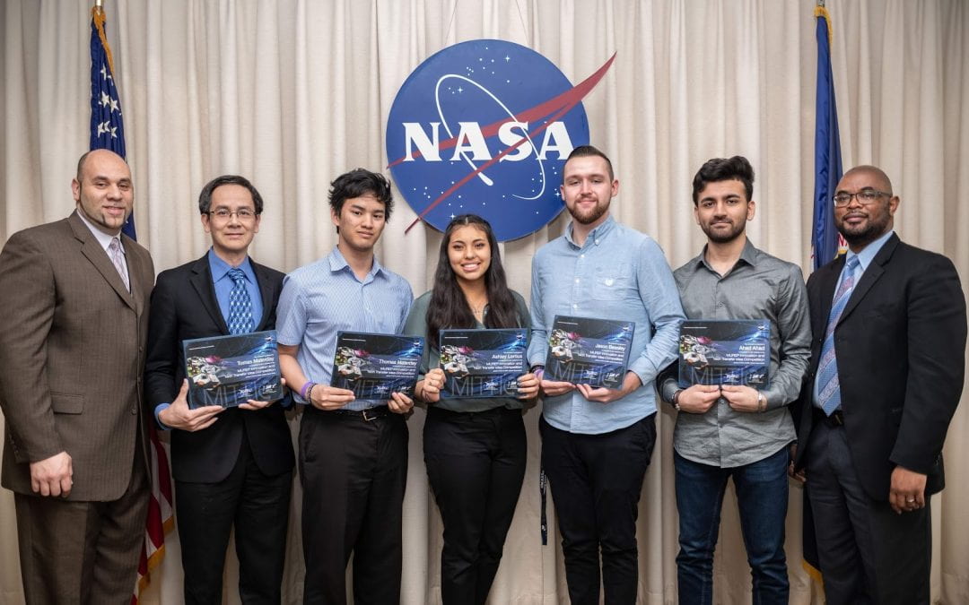 UMB students at NASA competition